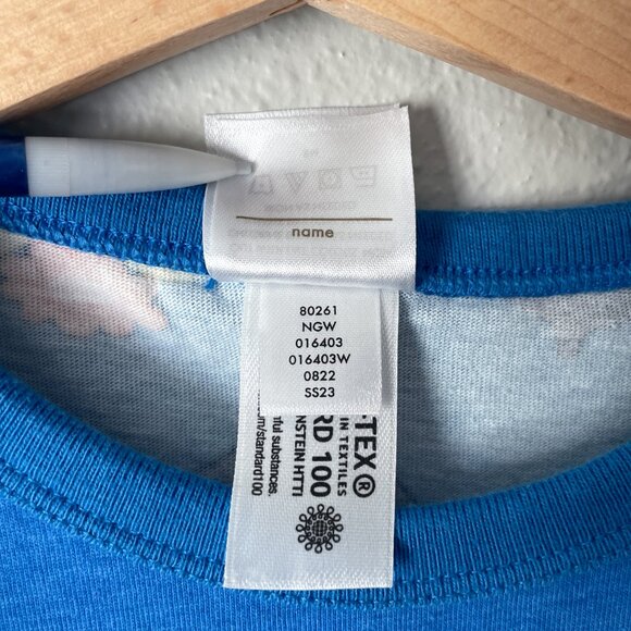 Hanna Andersson Print T-Shirt Dress Daffodil On Equator 8 (130) - Picture 6 of 10